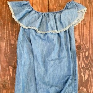 Mossimo Denim Shoulder Dress